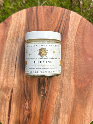 Illumine Essential Oils & Goat's Milk Hand and Body Cream