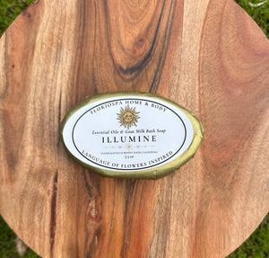 Illumine Essential Oils & Goat Milk Bath Soap