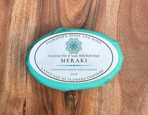 Meraki Essential Oils & Goat Milk Bath Soap