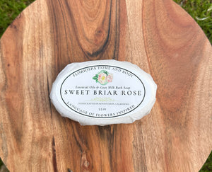 Sweet Briar Rose Essential Oils & Goat Milk Bath Soap