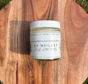 Le Muguet Essential Oils & Goat's Milk Hand and Body Cream