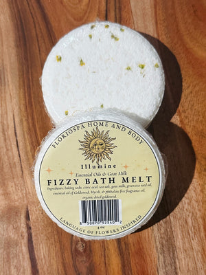 Essential Oils & Goat's Milk Fizzy Bath Melt Illumine