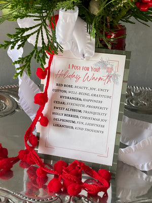 The Holiday Warmth Posy