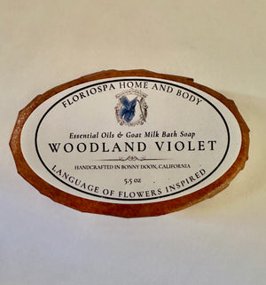 Woodland Violet Essential Oils & Goat Milk Bath Soap