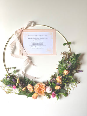 Language of Flowers Wedding Circle
